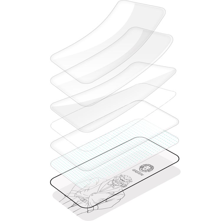 Green Lion 3D Unbreakable Glass Screen Protector for iPhone 12 / 12 Pro ( 6.1" ) - Clear