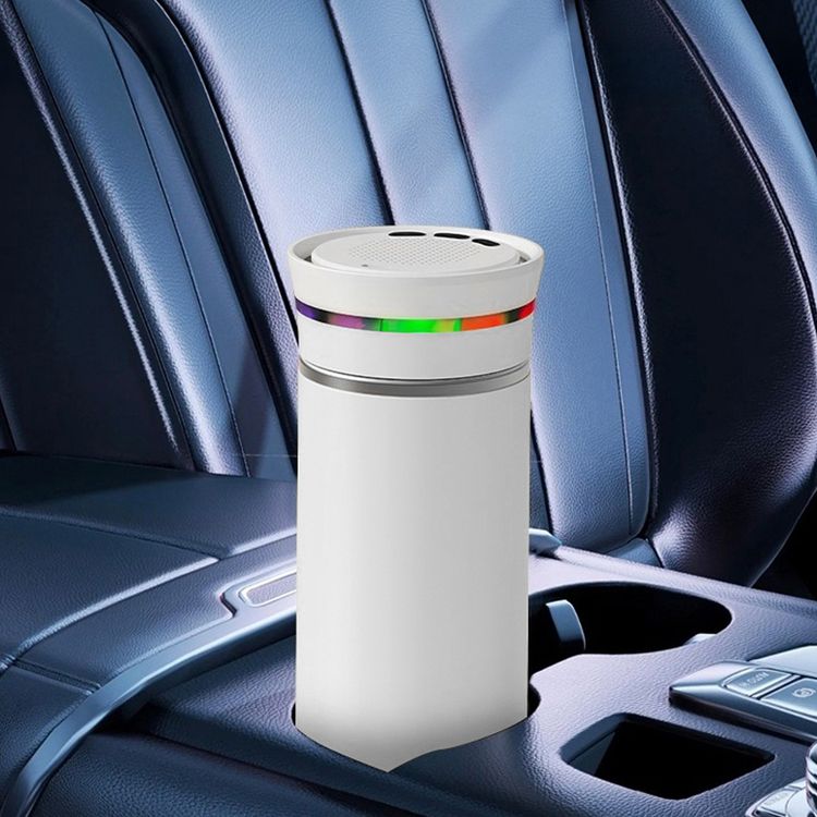 Porodo Fluxmix 350mL Stirring Cup with Speaker, LED Temperature Display, 200 Cycles Blender Battery Life, 2 Hours Speaker Battery Life, 5W Speaker Power, Bluetooth Version 5.3, 155mAh Blender Battery Capacity, 600mAh Speaker Battery Capacity, Touch Control, 304 Stainless Steel Material - White