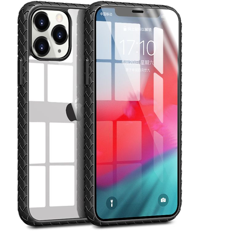 Devia New Shark4 Shockproof Case with Air Bag Anti-Falling Protection Compatible for iPhone 12 Mini (5.4") Scratch Resistance - 360° Full Protection Back Cover - Crystal Clear