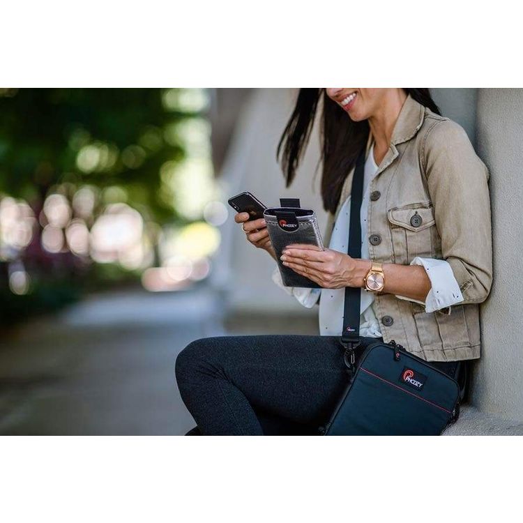 Phoozy Thermal iPad/Tablet Case Capsule, Prevents Overheating & Freezing, Floating Case Bag, Ultra-Slim Bags with Adjustable Shoulder Strap with iPad/Tablet (11") Silver