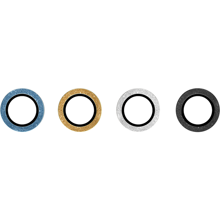 Devia Diamond Lens Protector(3PCS) Compatible with iPhone 12 Pro (6.1")", Seamless Absorption, 360 Protection Lens, 9H Hardness, Explosion-proof & Scratch-proof - Black