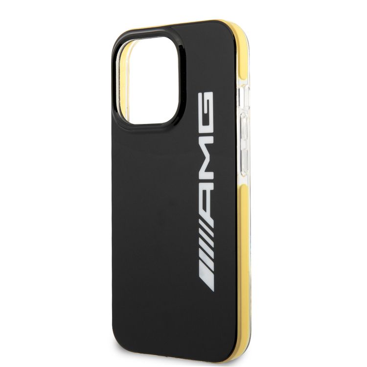 AMG AMHCP13L2EBOK PC/TPE Hard Case Compatible with iPhone 13 Pro 6.1" - Black/Yellow