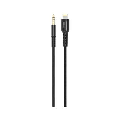 Porodo Lighting to Aux Cable with 1.2m Length, Anti-tangl...