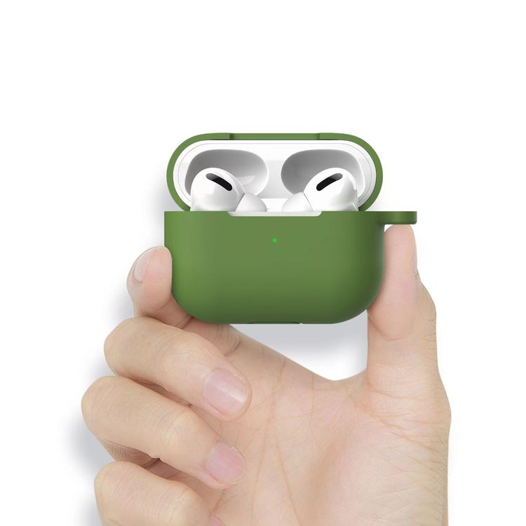 Green Lion Berlin Series Silicone Case for Airpods Pro 2 with Full Protection Design, Slim & Lightweight, Anti Fingerprints, Anti Scratch, Premium Quality, Unique Design - Green