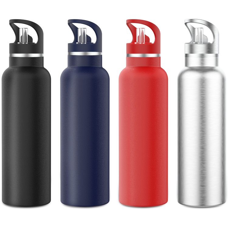 Green Lion Vacuum Flask Stainless Steel Water Bottle 600ml - Red