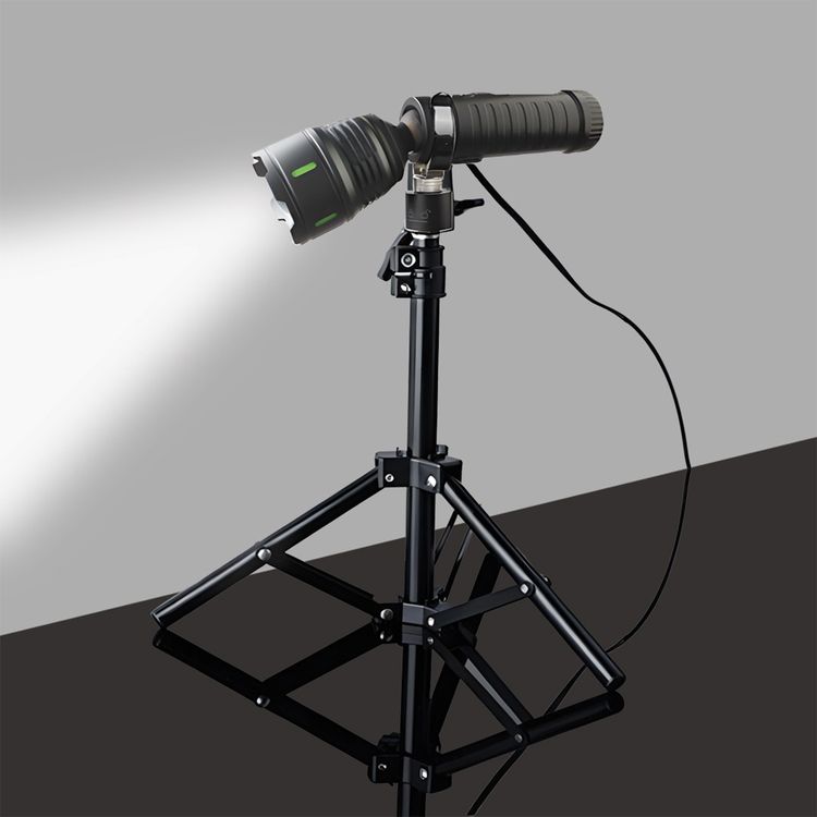 Porodo Lifestyle Orbit Multi-Color Laser Torch with 5000mAh Power Bank Function, 4 Light Modes, 8 Hours Main Light & 20 Hours Side Light Battery Life, 200m Beam Distance, 38-300 Lumens Brightness Range, Multi-Purpose Side Light, 360° Rotation, Zoom Focus - Black