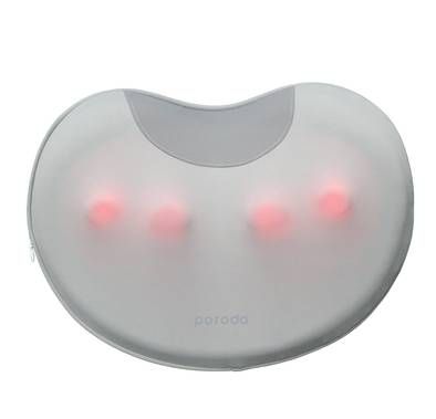 Porodo Lifestyle Portable Lumbar Massaging Cushion Heat, ...