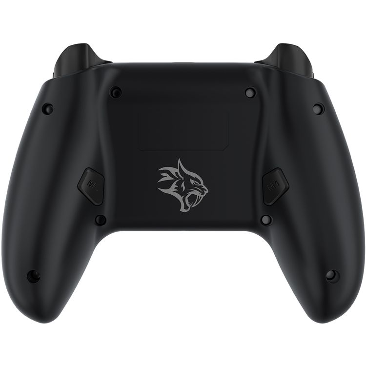 Porodo Gaming PS4 Wireless Gamepad Controller with Macro & Turbo Keys, 7 Hours Working Time, PS4, PS3 & PC Compatibility, RGB Lights, 600mAh Battery Capacity - Black