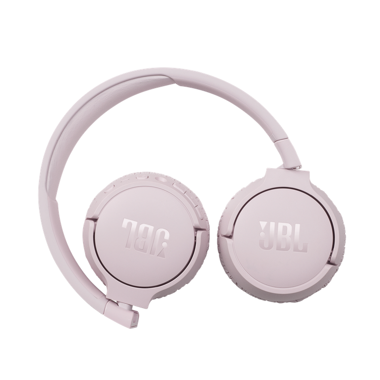 JBL T660 Over-Ear Wireless Bluetooth Headphone wit Noise-Cancelling, Pure Bass, 44-hours Battery Life with ANC on, Hands-free Calls,  Foldable Design - Pink