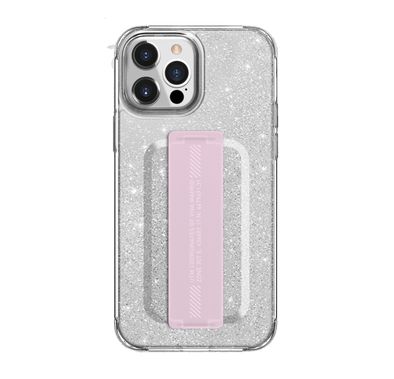 Viva Madrid Loope TPU/PC Clear Case for iPhone 13 Pro Max (6.7")  with Extra Silicone Grip - Celeste