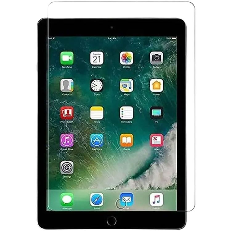 واقي شاشة زجاجي عالي الدقة من Green Lion لجهاز iPad الجيل العاشر مقاس 10.9 بوصة، مقاوم للكسر، مناسب للحافظات، حماية من الحافة إلى الحافة، سهل اللصق، مضاد لبصمات الأصابع والخدوش والتلف - شفاف 