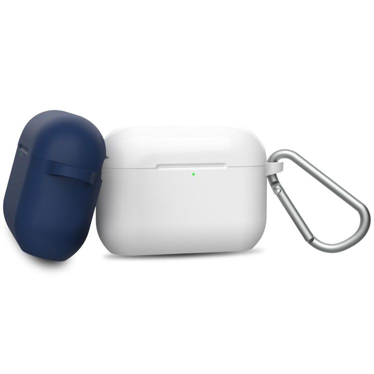 Green Lion Berlin Series Case for AirPods Pro with Anti-Lost Ring, Anti-scratch, Anit-fingerprint, Easy Installation, Silicone Material, Slim and Lightweight - Blue