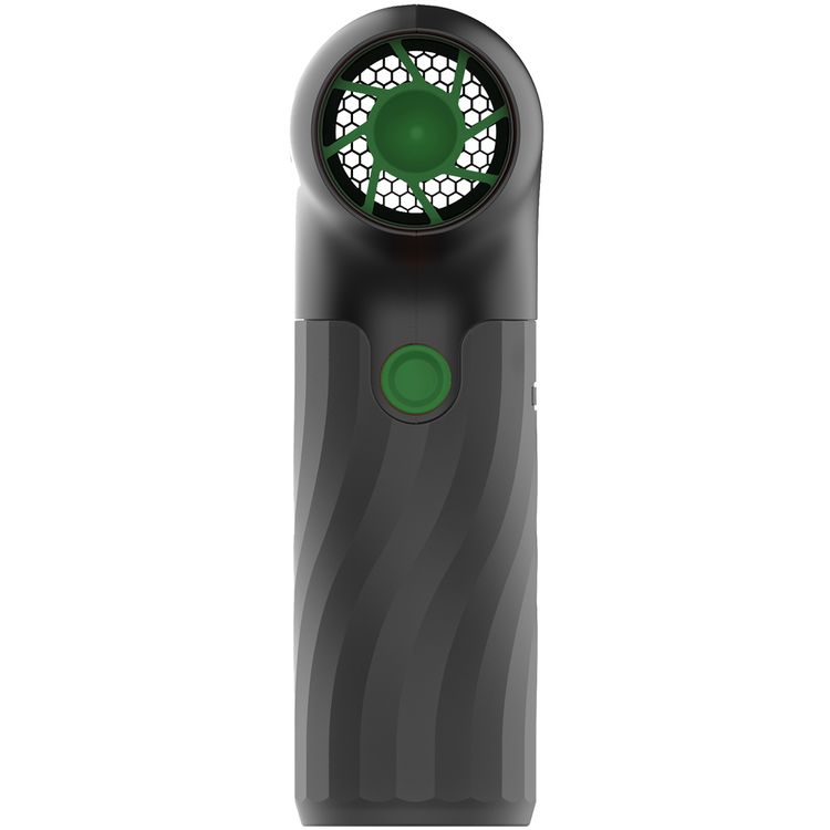 Green Lion Jetflow Air Blower with ABS & PC Material, 3× 2000mAh Battery Capacity, 3-Level Gear, Type-C Charging Port, 4 Hours Charging Time, 15-75 Minutes Working Time, LED Battery Indicator - Black