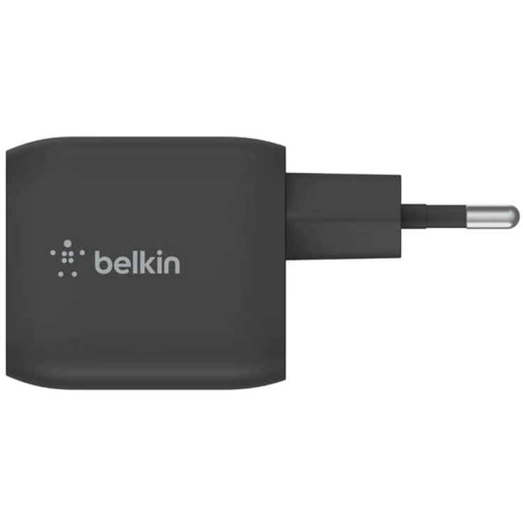 Belkin BOOST CHARGE PRO Dual USB-C GaN Wall Charger with PPS 45W - Black