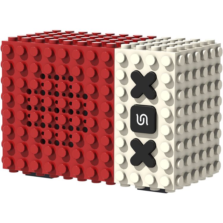 Porodo Soundtec MiniBlock Portable Stereo Speaker with Playful Block Design, 360° Surround Sound, Extended Playtime, Immersive Audio, USB-C Charging - Black 