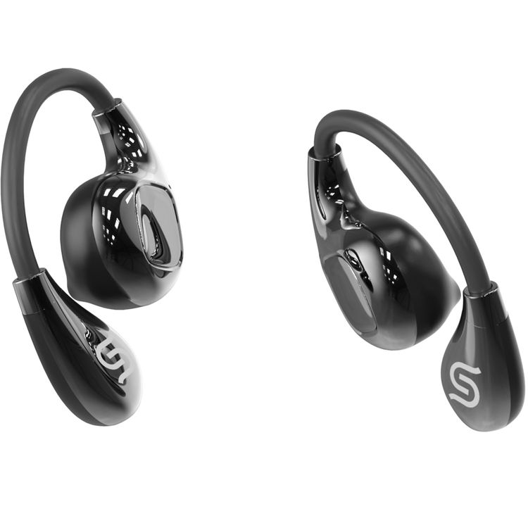 Porodo Soundtec Hand Bag ENC Earbuds with Voice Assistant, Up to 30 Hours Play Time, Fast Charge, 10m Transmission Distance, Up to 6 Hours Talk Time, Crystal-Clear Audio, Type-C Charging Port, 130 Hours Standby Time, 14mm Driver Size - Black