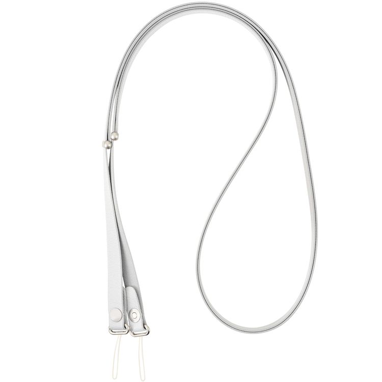 Green Lion Flexi Strap Crossbody Phone Lanyard with Magnetic Nylon Center Straps, Tangle-Free Strap, Hands-Free Convenience, Universal Phone Lanyard, Durable Nylon, Adjustable Length, Versatile Use, Quick-Adjust Slider - Gray