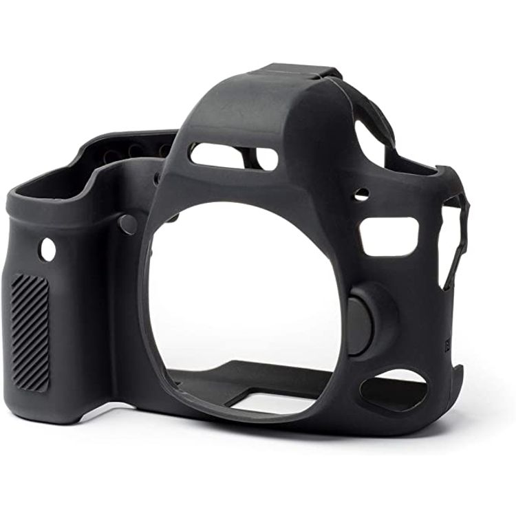 Easy Silicon Cover Case for Canon 6D MARK II with LCD Protect Film - Black