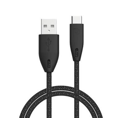 Powerology USB Type C Cable, Type C Data Cable Braided, C...