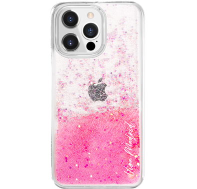 Viva Madrid Glamor Hybrid TPU/PC Case with Glitter Crystals & Beads - iPhone 13 Pro - Twilight