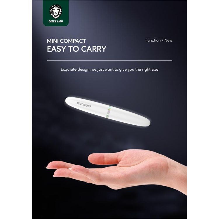 Green Lion Multi-purpose Cleaning Kit for AirPods with Split Type Double Head Design - White