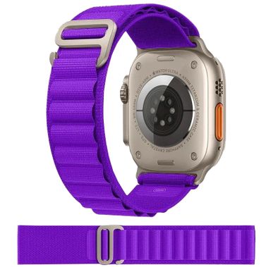 Gripp Alpine Loop Nylon Apple Watch Ultra Band - Purple