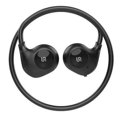 Porodo Soundtec Air Conduction Neckband with Open-ear Design  - Black - In-Ear