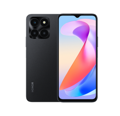 Huawei Honor X6a TRA Version, 6.56", 4GB RAM, 128GB Storage, 50MP, Dual SIM, Android 13, GSM, HSPA, LTE - Midnight Black