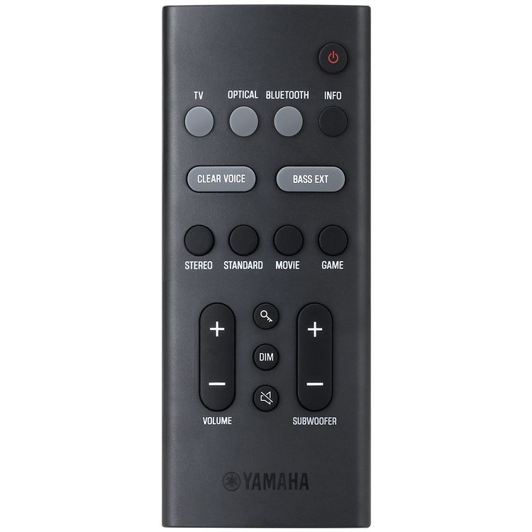 Yamaha SR-B40A Soundbar with Dolby Atmos, 4 Sound Modes, Clear Voice Technology, Bass Extension, Wireless Subwoofer, Remote Controller, HDMI eARC & Bluetooth & Optical Connectivity - Black