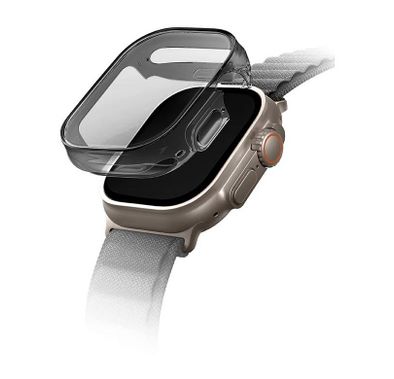 Uniq Garde Hybrid Case with Screen Protection for Apple Watch Ultra - Smoked Tinted Grey