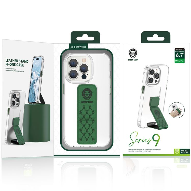 Green Series 9 Clear Case - Black