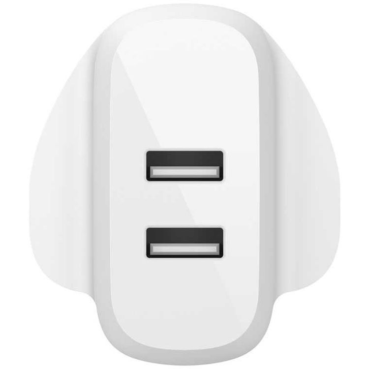 Belkin Dual Ports Adapter Belkin WCB002MYWH BOOST CHARGE Dual USB Charger 24W
