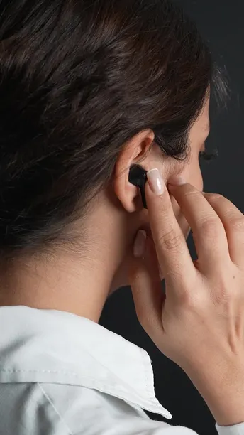 Green Lion Modify Hybrid Earbuds, Noise Reduction, ANC, Bluetooth version 5.4, Hybrid 6 Mics - Black