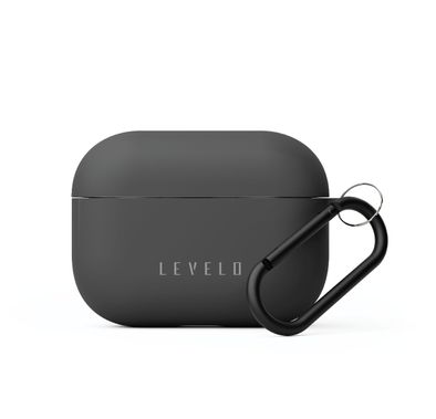 Levelo Gorra Hybrid Silicone AirPods 2 Case - Black