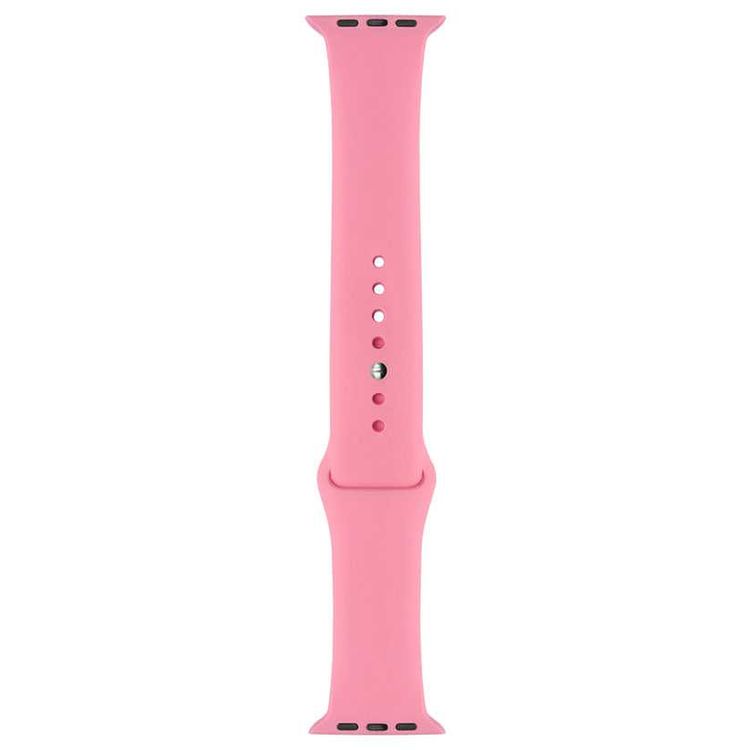 iGuard by Porodo Silicone Watch Band, Fit & Comfortable Replacement Wrist Band, Adjustable Straps Compatible for Apple Watch 44mm / 42mm - Pink