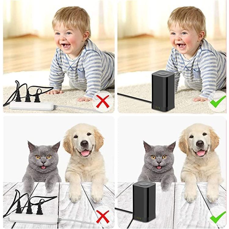 محطة كهرباء LDNIO 11 في 1 مزودة بشاحن لاسلكي