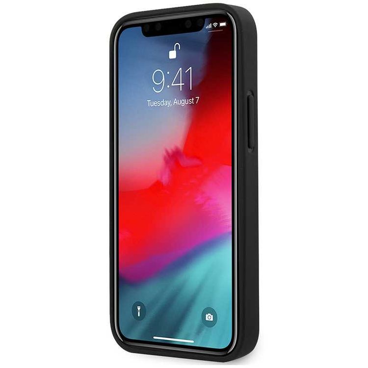 Karl Lagerfeld PU Saffiano Case with Embossed Karl and Choupette Heads for Apple iPhone 12 Mini (5.4 ) - Silver