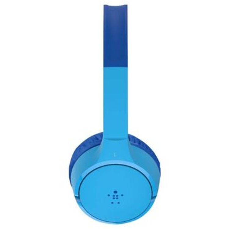 Belkin SoundForm Mini Wired On-Ear 3.5mm Cable with Microphone Headphones for Kids - Blue