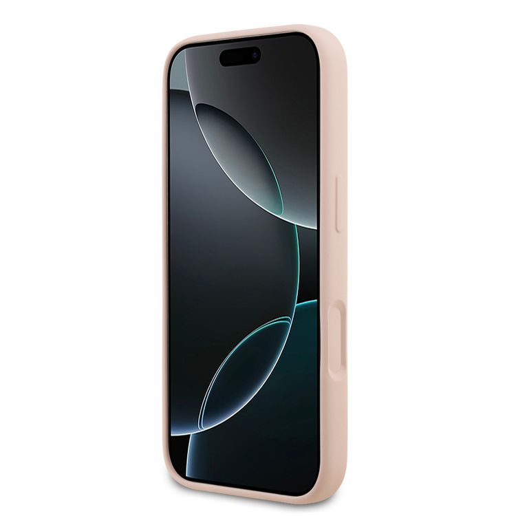 Karl Lagerfeld Liquid Silicone Case with Karl Sketch for iPhone 17 Pro, Comfortable Grip, Sustainable Packaging, Easy Snap-On, Drop Protection, Slim Profile & Lightweight Design - Pink