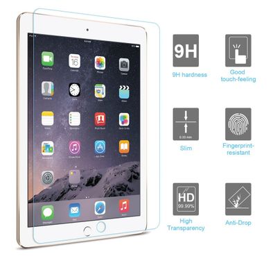 Comma 2.5D Tempered Glass Screen Protector (Curve Version) Compatible for iPad Mini (2019) - Clear