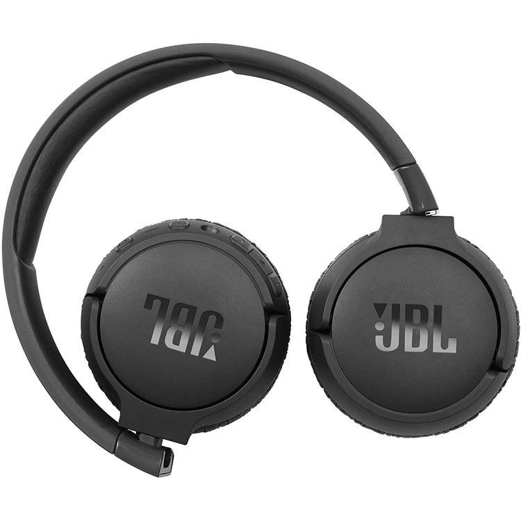 JBL T660 Over-Ear Wireless Bluetooth Headphone wit Noise-Cancelling, Pure Bass, 44-hours Battery Life with ANC on, Hands-free Calls,  Foldable Design - Black