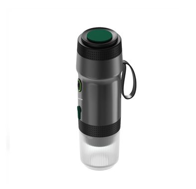 Green Lion Coffee Maker Pro with 20 Bar Pump Pressure, 145°C Heat Protection, 5 Times Hot Brew Cycle, Overheat Protection, Heat & Cold Extraction - Black