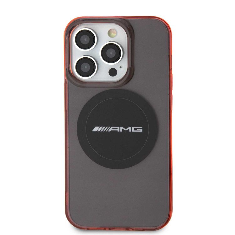 AMG iPhone 15 Pro For Magsafe Transparent Case with Timeless Design - Black