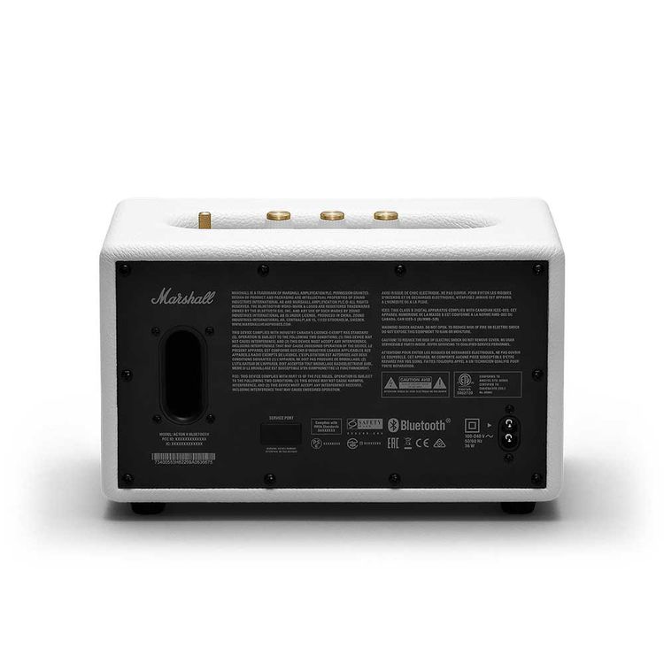 Marshall Acton 2 Bluetooth Wireless Stereo Speaker - White
