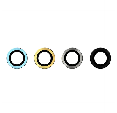 Devia Peak Series Lens Protector ( 3PCS ) for iPhone 13 Pro & 13 Pro Max, 9H Seamless Absorption, 360 Protection Lens, Aluminum Alloy + Tempered Glass Lens Protector  - Graphite