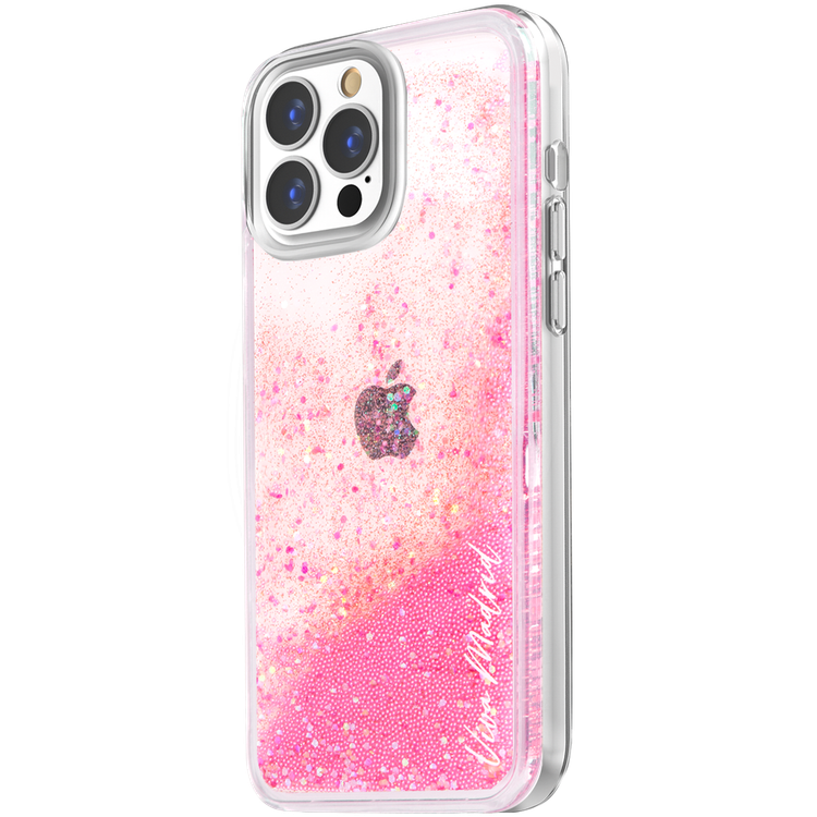 Viva Madrid Glamor Hybrid TPU/PC Case with Glitter Crystals & Beads - iPhone 13 Pro - Twilight