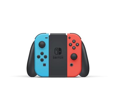 Nintendo Switch (OLED Model) - Neon Red & Neon Blue Joy Con