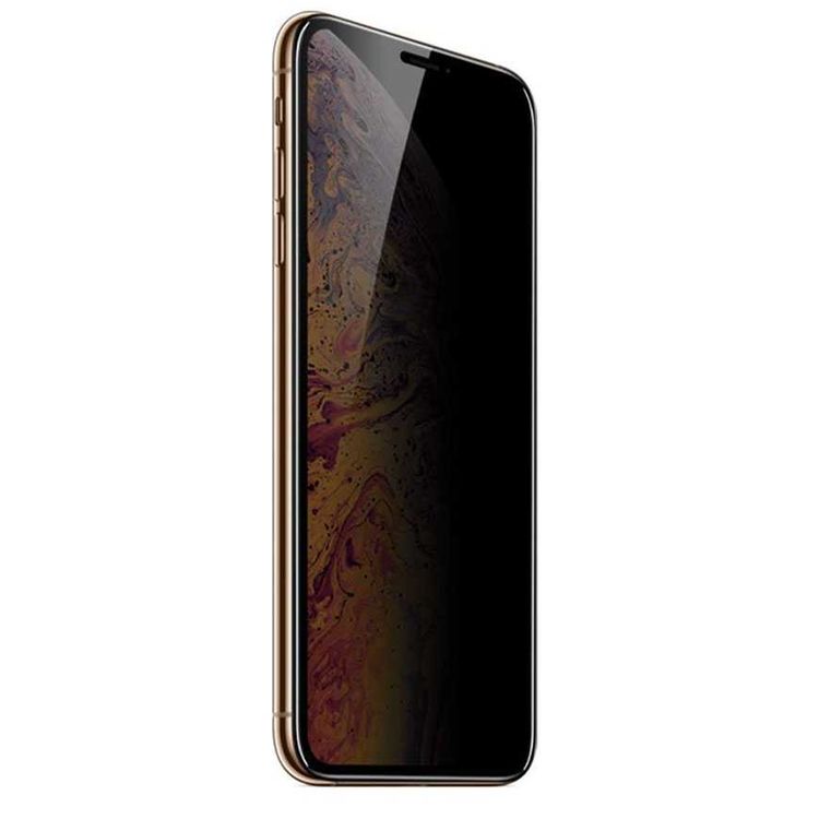 Porodo 3D Curved Tempered Glass Screen Protector for iPhone Xs Max - Privacy