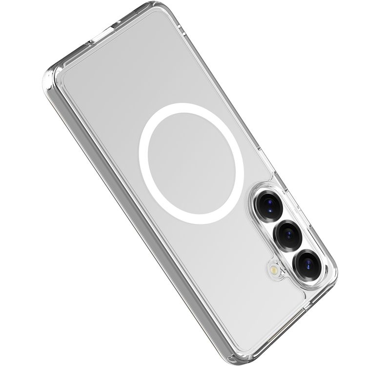 Levelo Clara MagSafe Clear Case for Samsung S26 Plus, Raised Camera Edges, Scratch Resistance, Precision Fit, Shock-Resistant Bumper - Clear