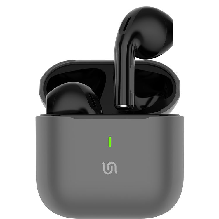 Porodo Soundtec Jetpods In-Ear Wireless Earbuds with 5 Hours Music Playback Time, Bluetooth Version 5.4, 10m Transmission Range, Type-C Charging, Immersive Audio, Ergonomic Fit, Hands-Free Call - Black